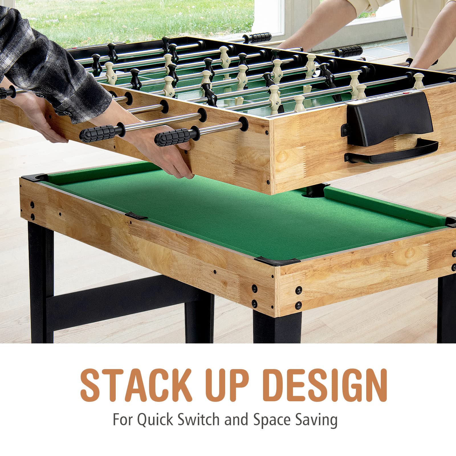 10-in-1 Combination Multi Game Table Set - Image 6