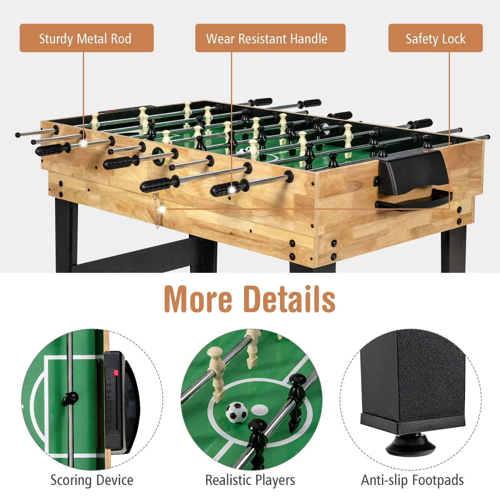 10-in-1 Combination Multi Game Table Set - Image 7