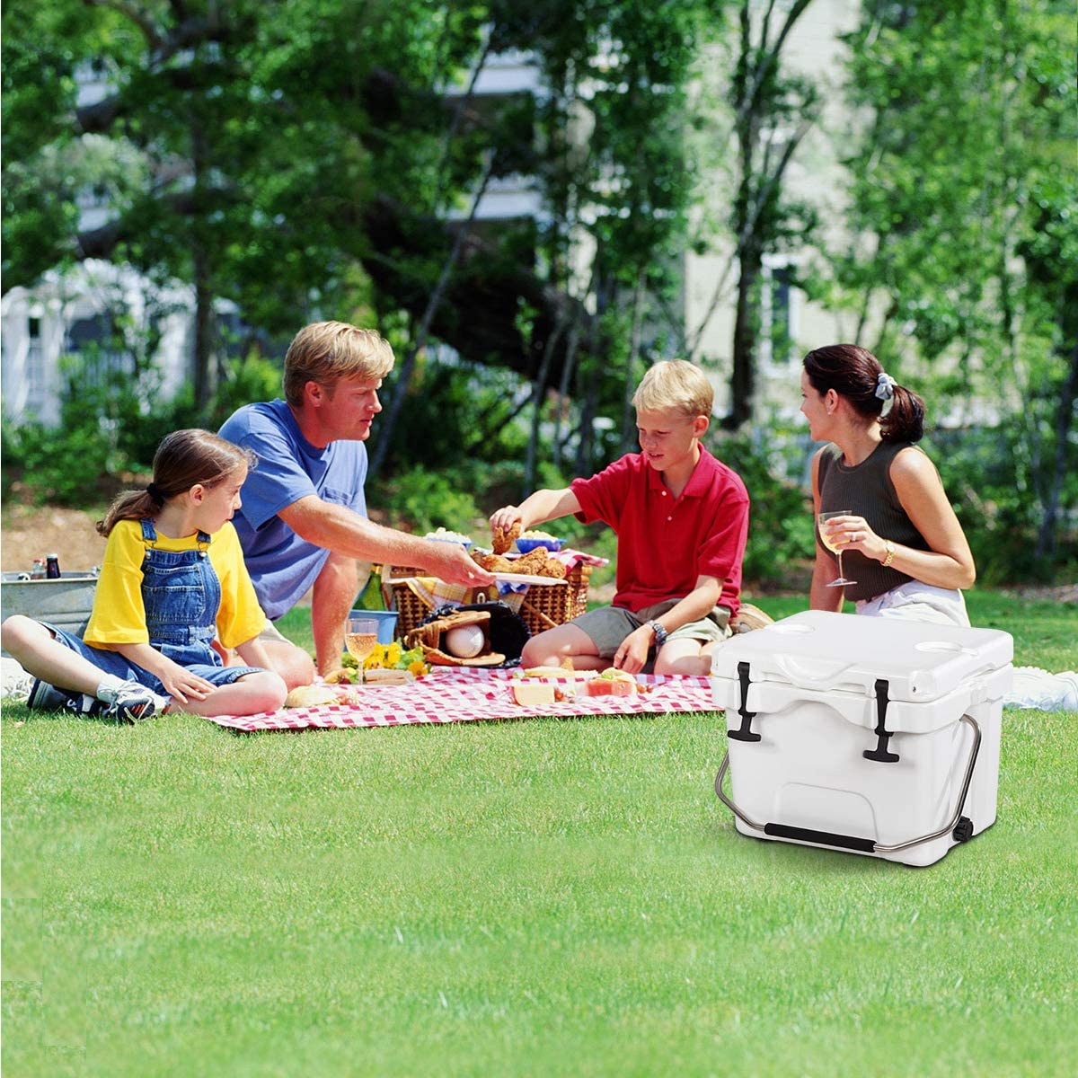 16 Quart Cooler, Portable Insulated Ice Chest - Image 2