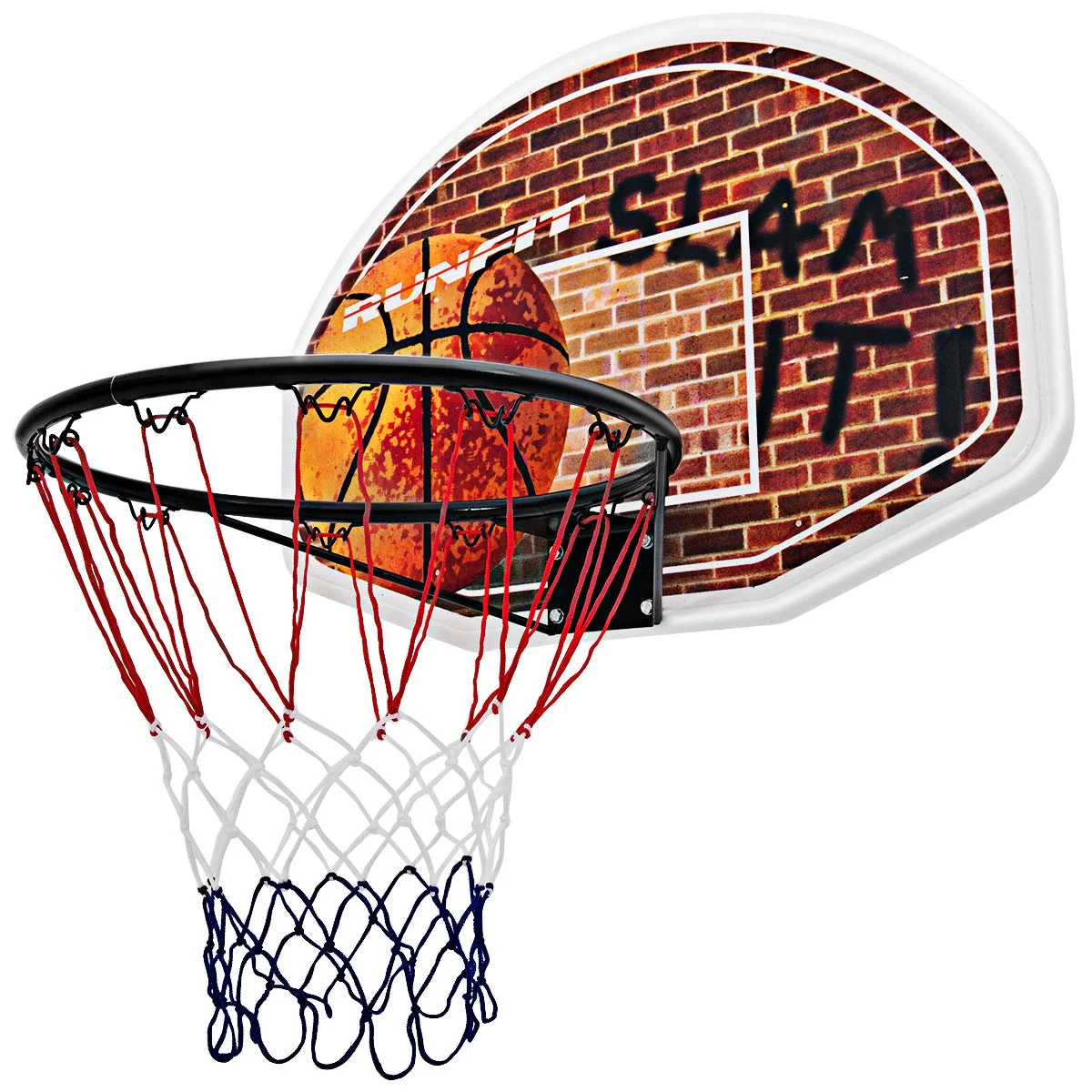 29" x 20" Mini Basketball Hoop Wall Mounted Portable Basketball Backboard - Image 4