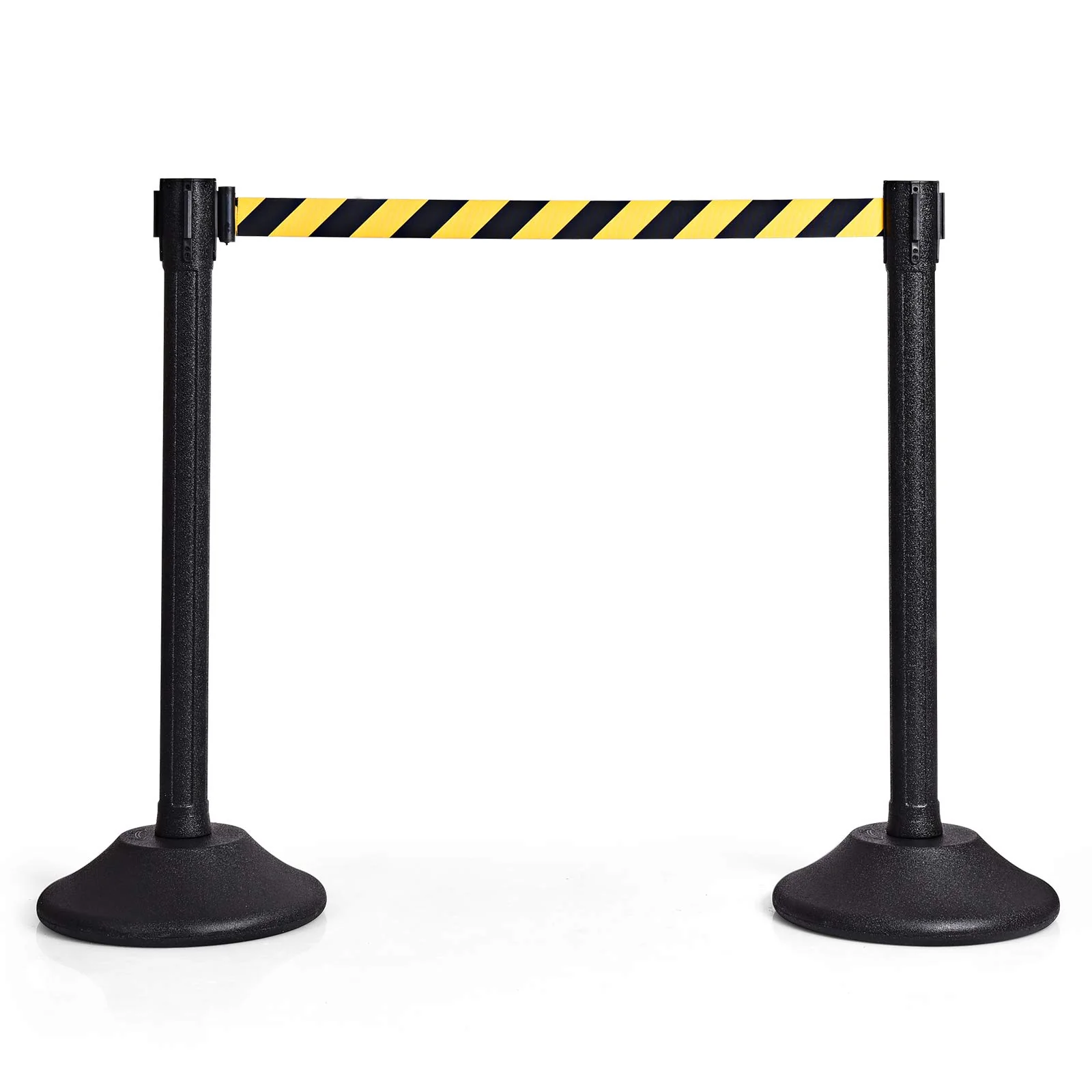 2Pcs Stanchion Post, Crowd Control Rope Barrier with 6.3 Foot Retractable Belt - Image 9