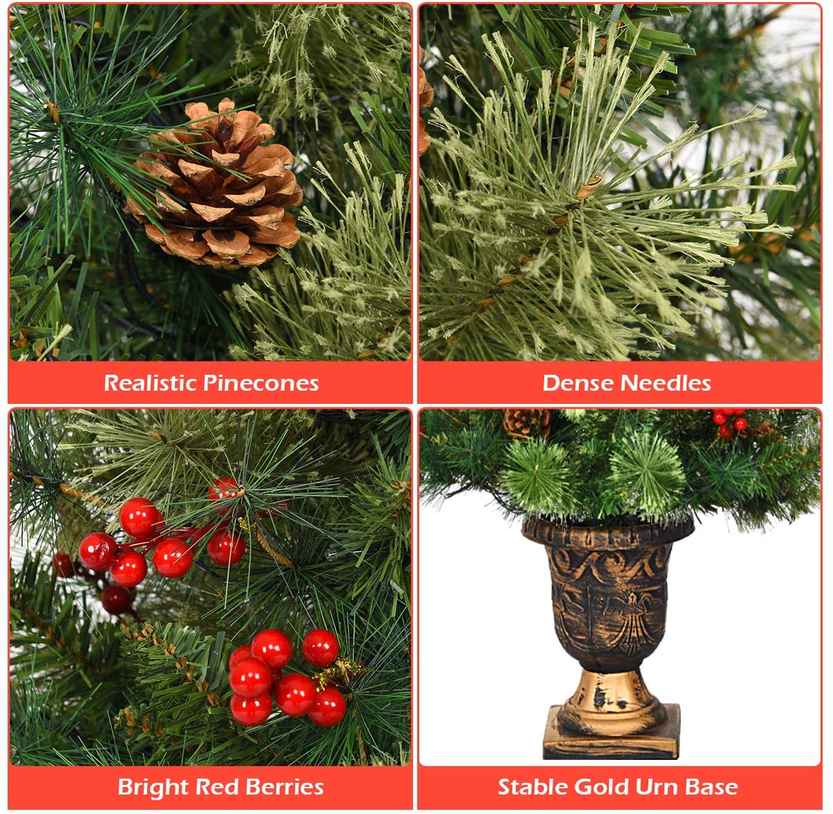 Goplus  Artificial Christmas Tree - Image 4