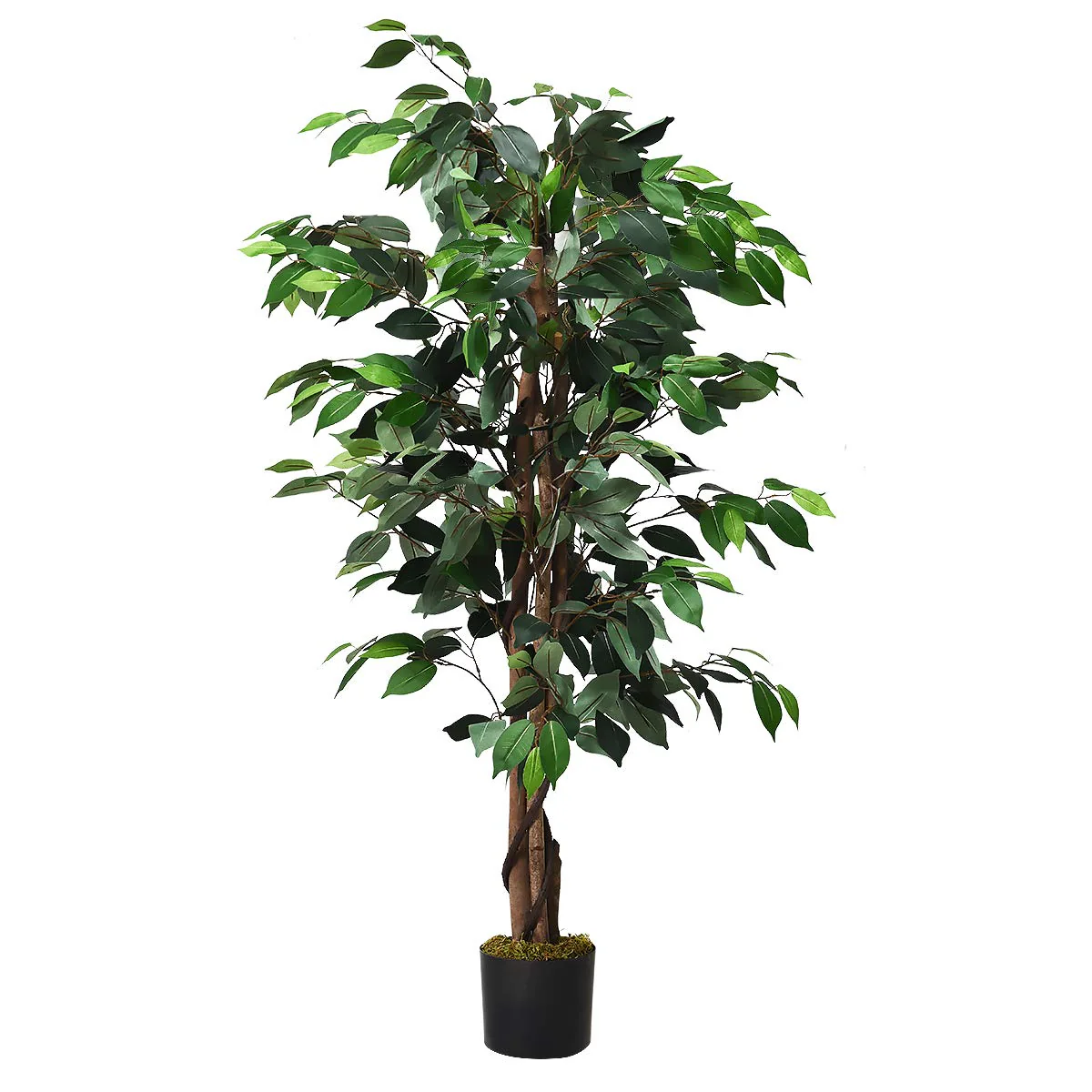 4/5.5/6FT FICUS Silk Leaf Artificial Tree - Image 16