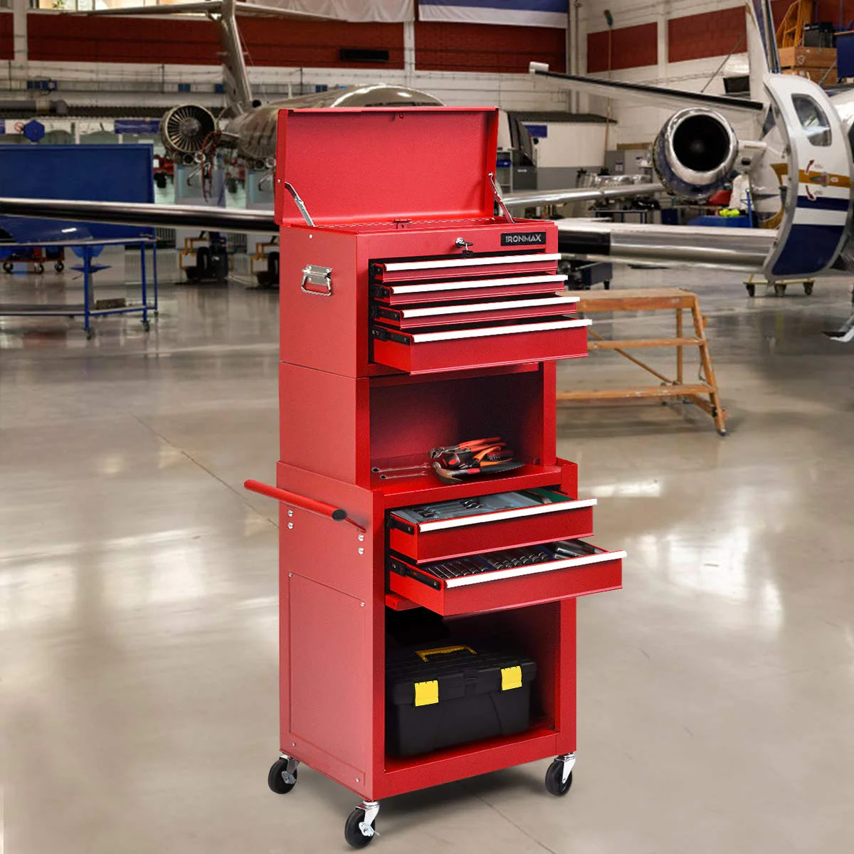 6-Drawer Rolling Tool Chest w/Riser - Image 2
