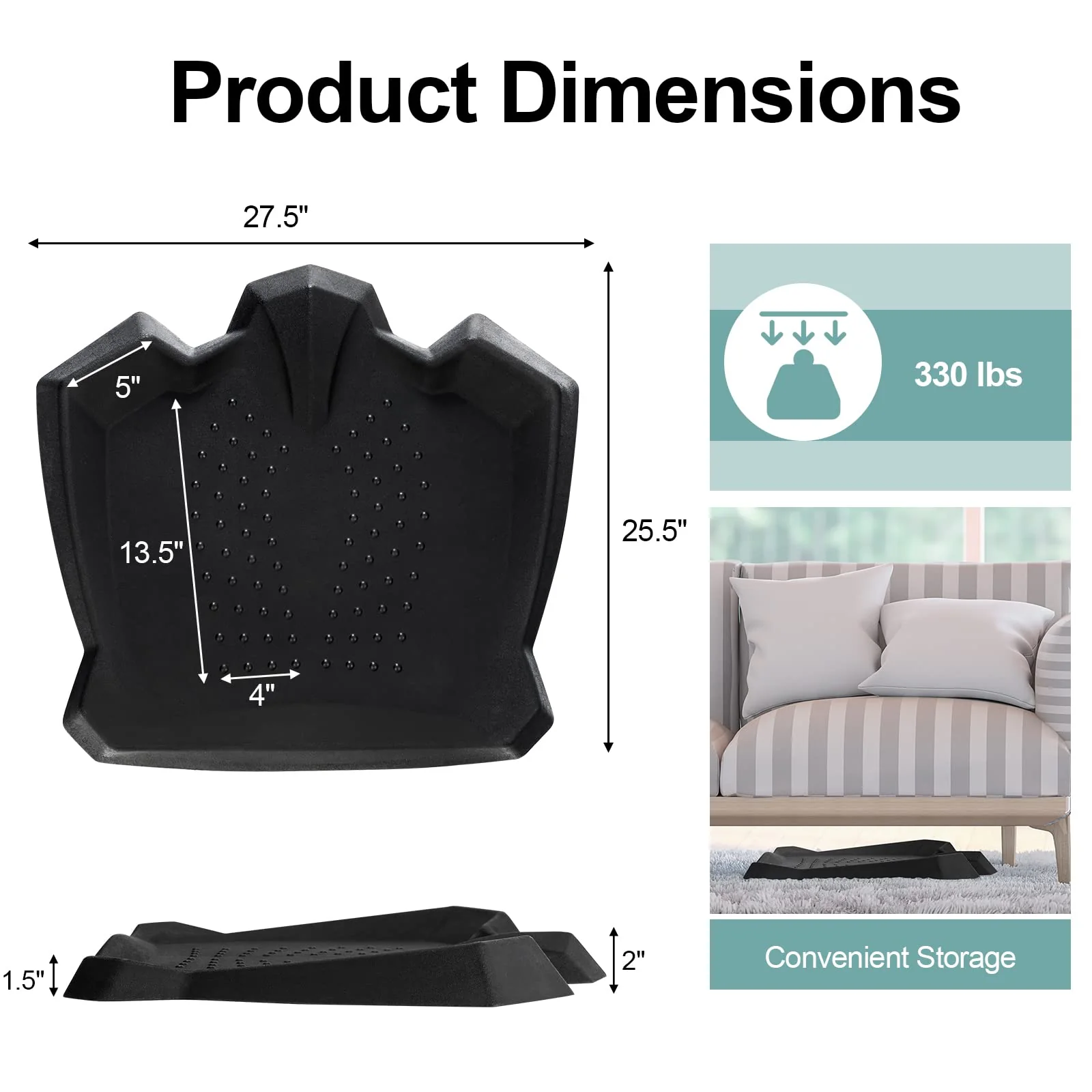 Anti Fatigue Standing Desk Mat, Ergonomic Cushioned Comfort Floor Mat - Image 8