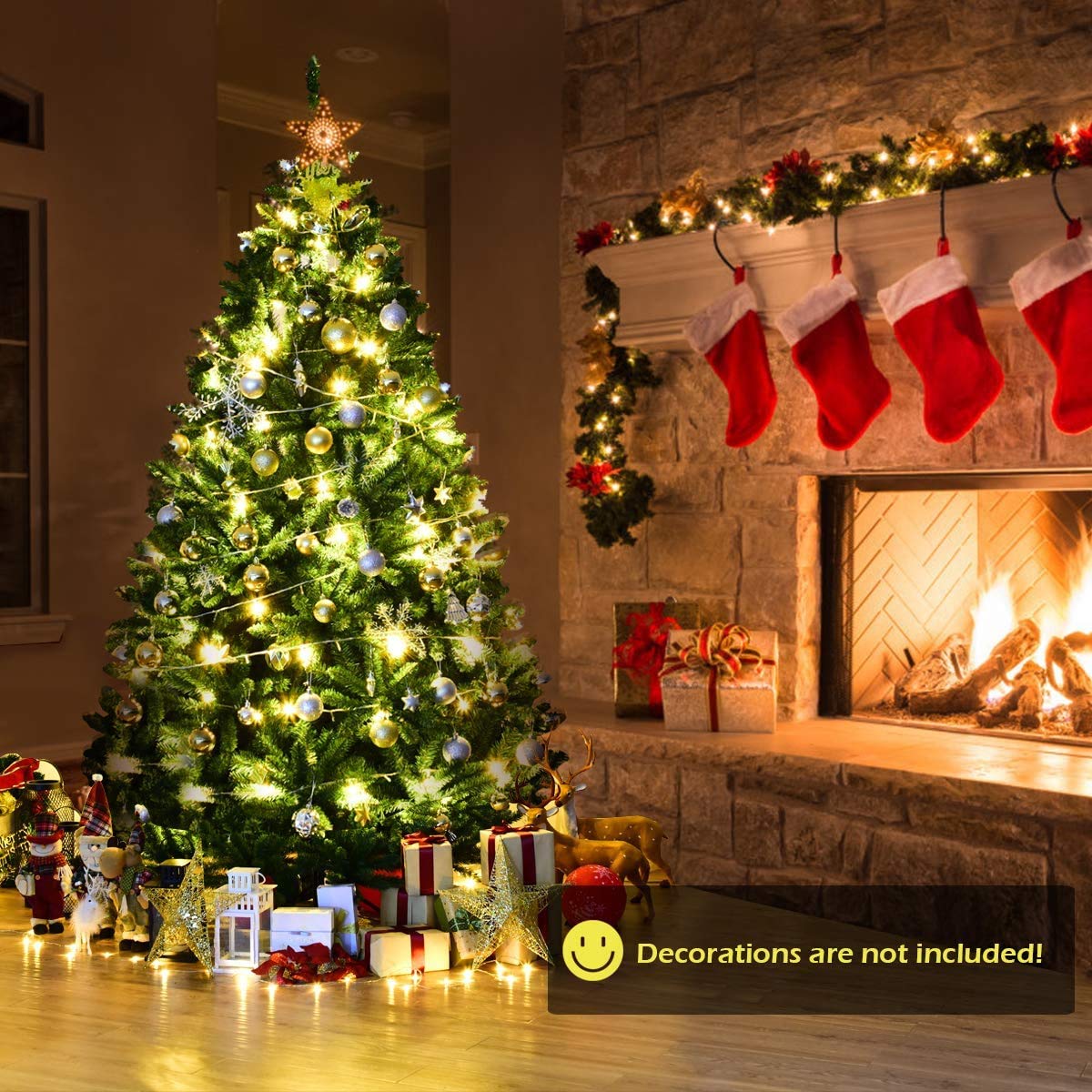 Artificial Douglas Christmas Tree Easy Assembly Xmas Tree for Indoor and Outdoor - Image 2