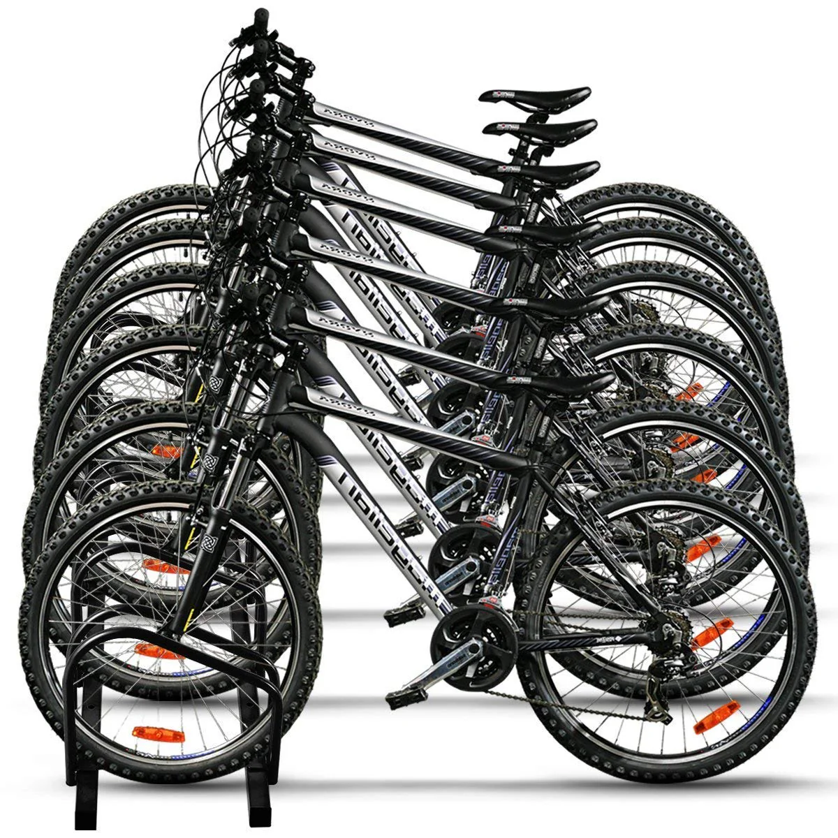 Bike Rack Bicycle Stand Cycling Rack Parking Garage Storage Organizer - Image 6