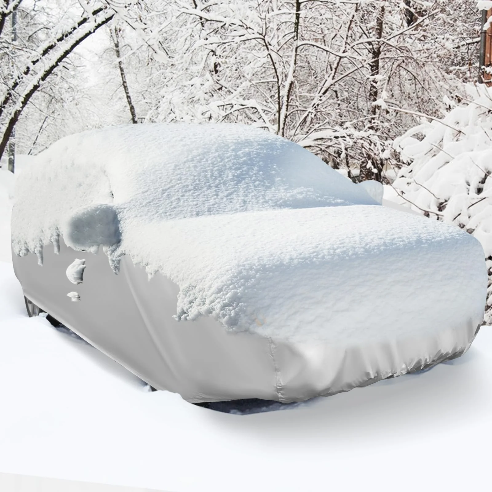 Car Cover for Automobiles 193 Inch Rain Sun UV Protection Universal Fit Sedan Chevrolet Ford Nissan - Image 9