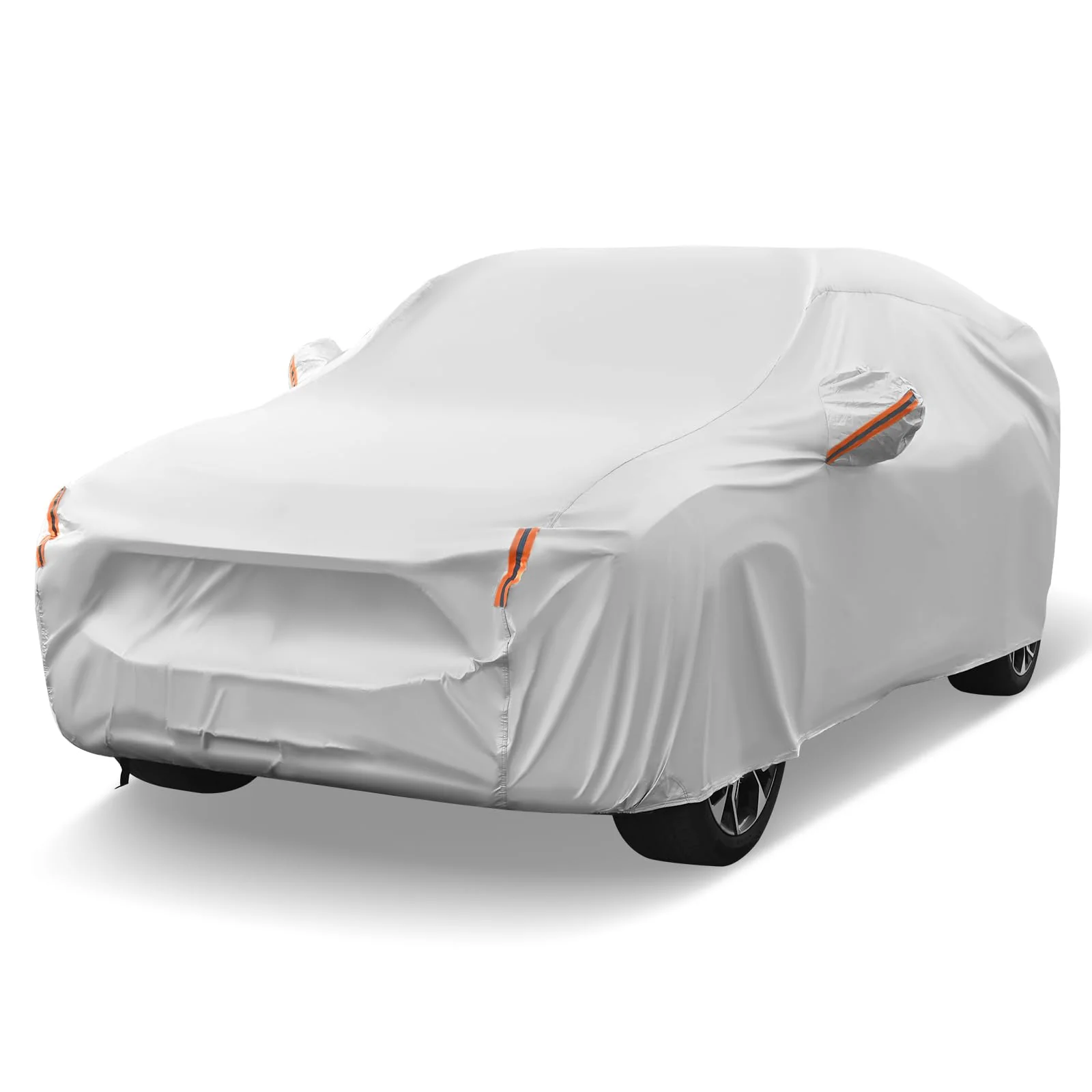 Car Cover for Automobiles 200 Inch Rain Sun UV Protection Fit SUV BMW Honda Lexus Mercedes-Benz