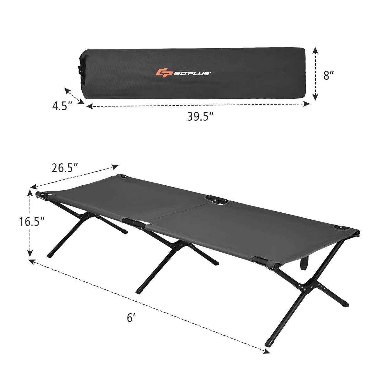 Folding Camping Cot with Carrying Bag - Image 10