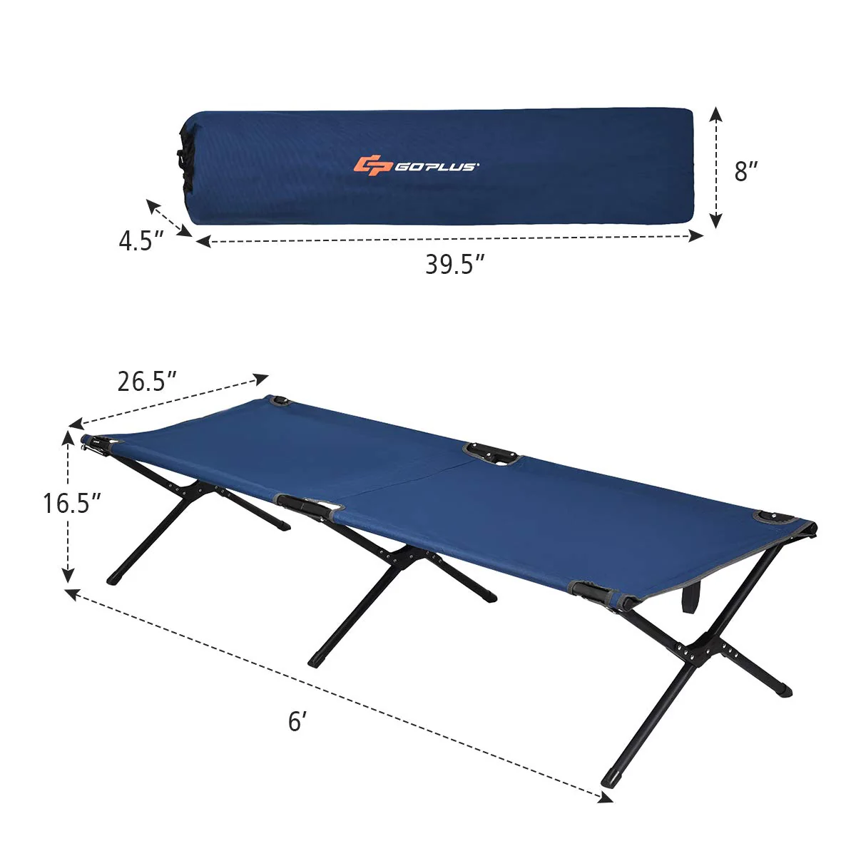 Folding Camping Cot with Carrying Bag - Image 11