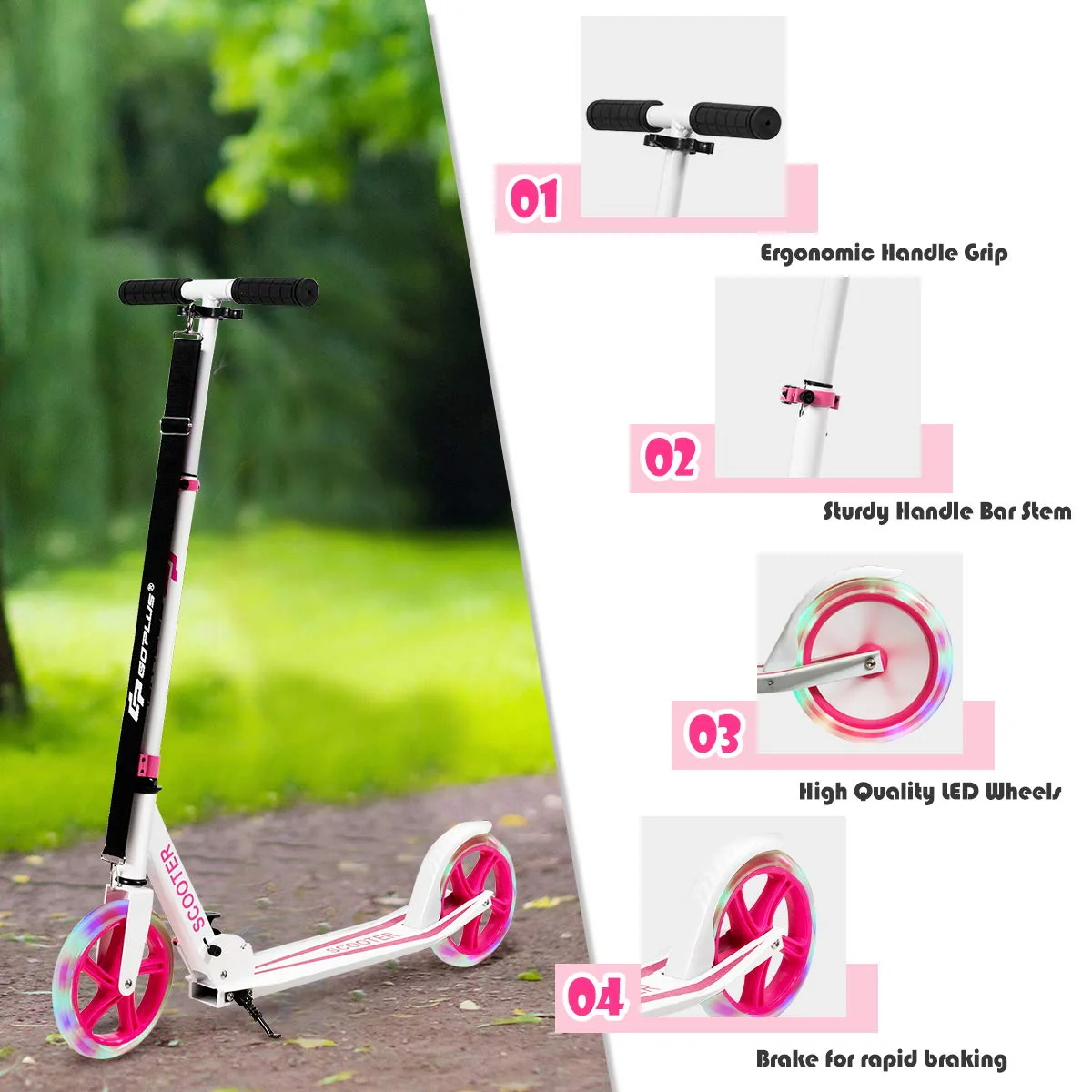 Folding Kick Scooter for Kids and Teens - Image 11