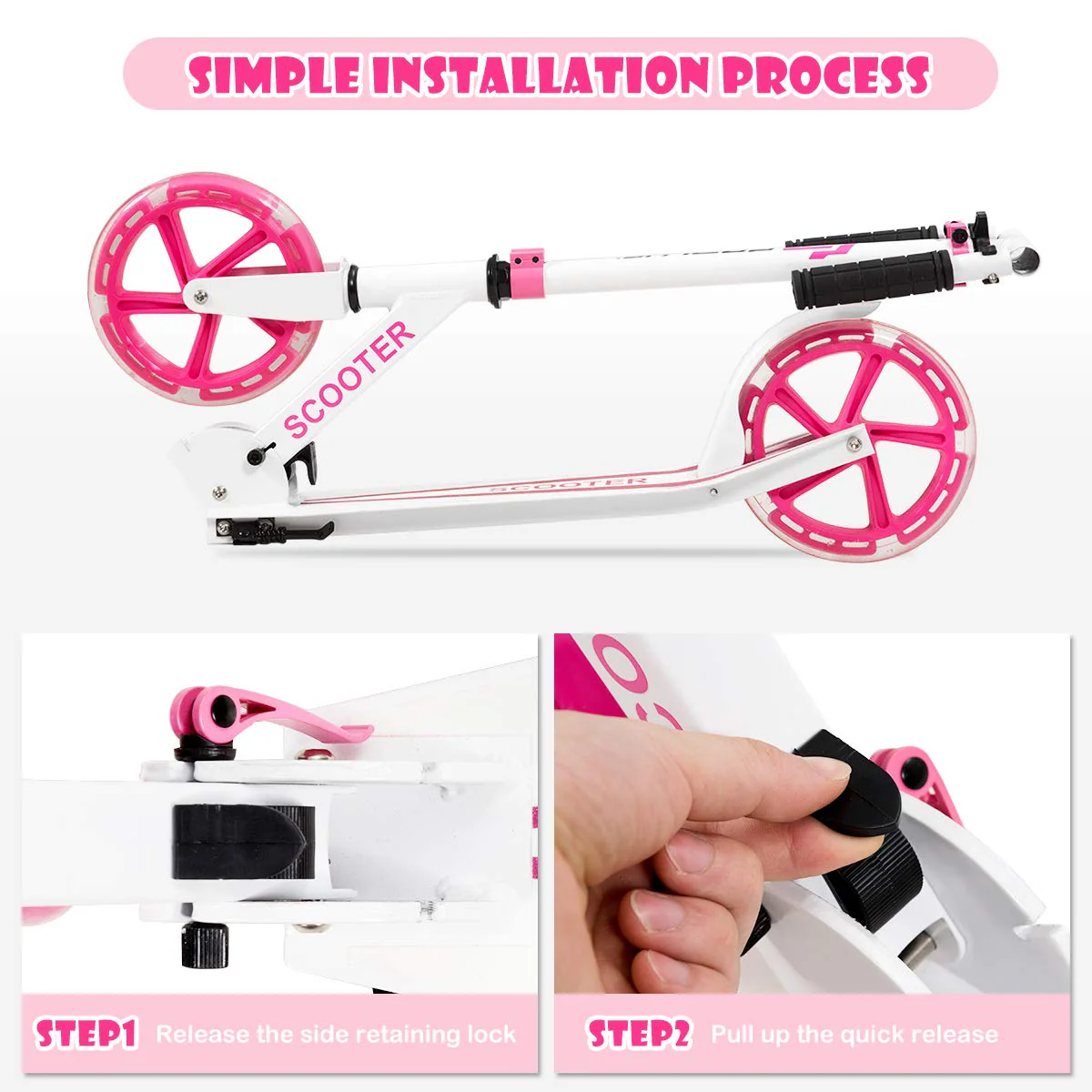 Folding Kick Scooter for Kids and Teens - Image 12