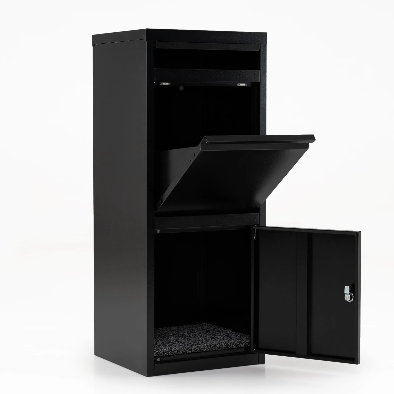 Goplus Galvanized Steel Parcel Drop Boxes with Lock - Image 11