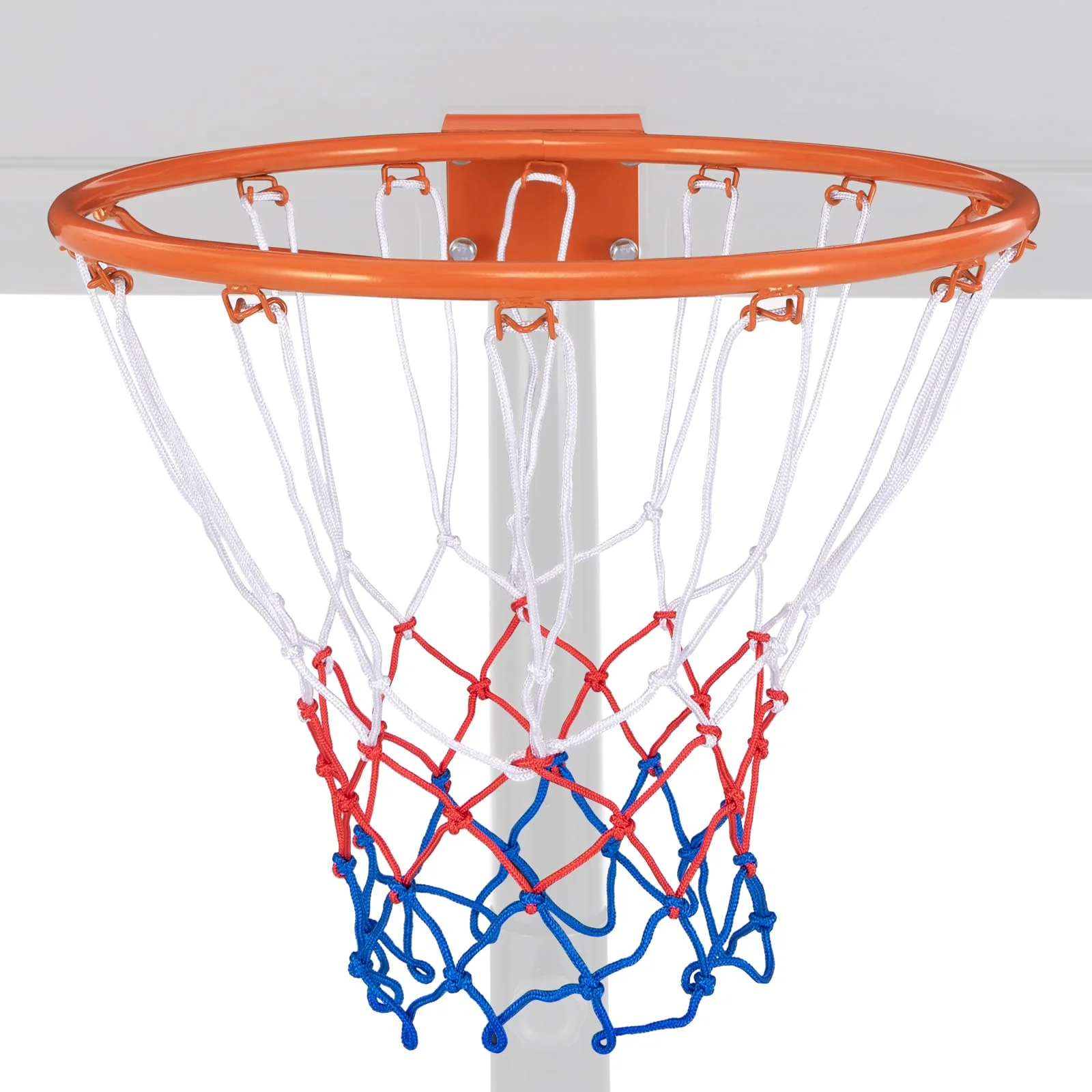 Goplus 18’’/15’’ Replacement Basketball Rim, Wall Door Mounted Basketball Hoop with All Weather Net - Image 9