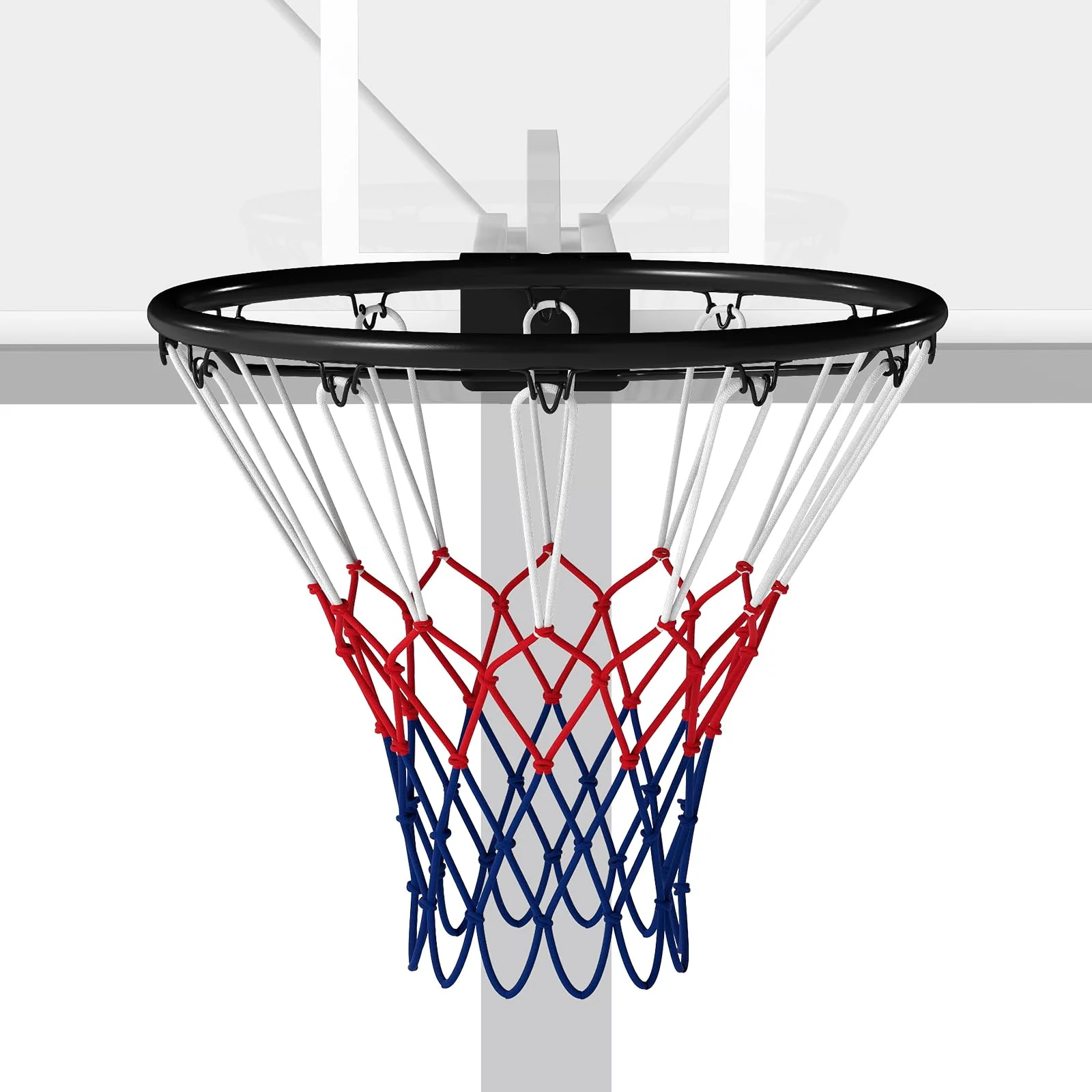 Goplus 18" Replacement Basketball Rim with All Weather Net & Dual-spring - Image 9