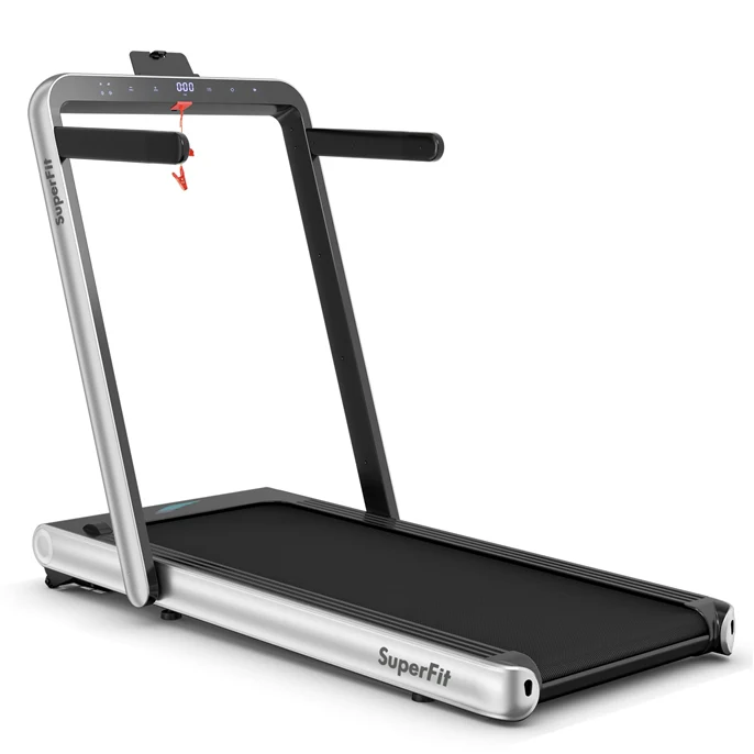 Goplus 2 in 1 Folding Treadmill, 4.75HP Superfit Under Desk Electric Treadmill with APP Control - Image 10