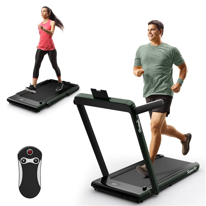 Goplus 2 in 1 Under Desk Treadmill, 2.25HP Superfit Folding Treadmill with Touch Panel Control, Treadmills for Home Office - Image 13