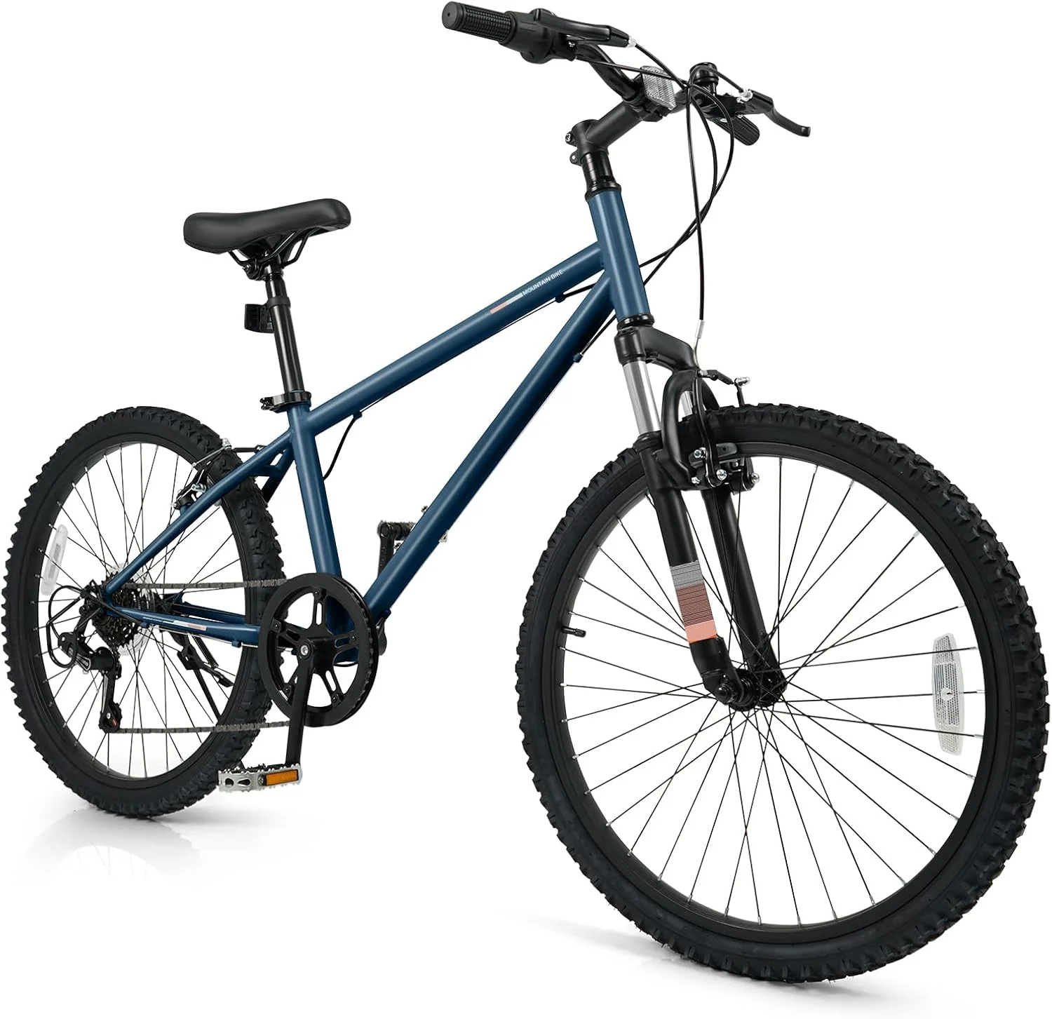 Goplus 20/24 Inch Kids Mountain Bike w/ 6-Speed Drivetrain & Suspension Fork - Image 13
