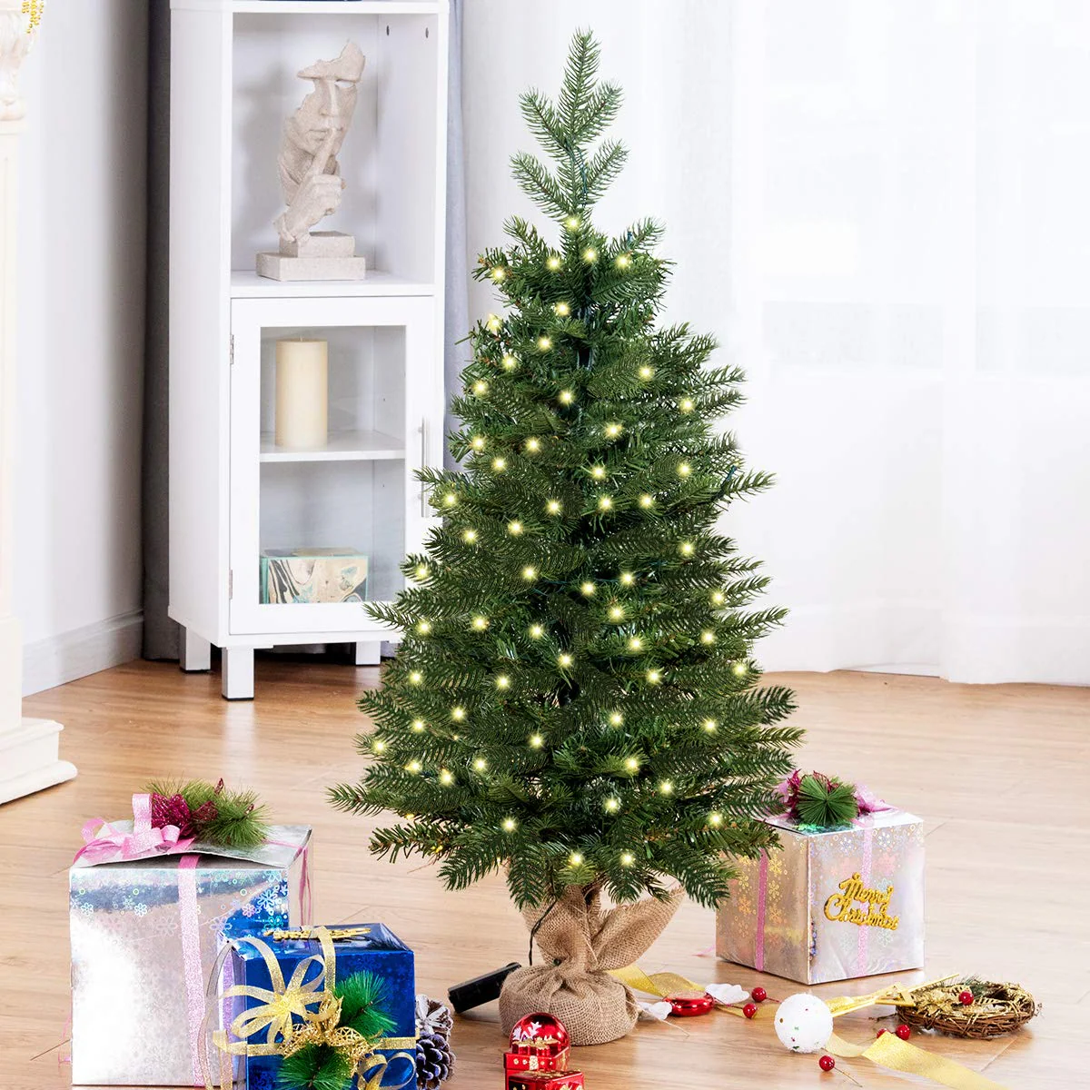 Goplus 3ft Prelit Christmas Tree - Image 8