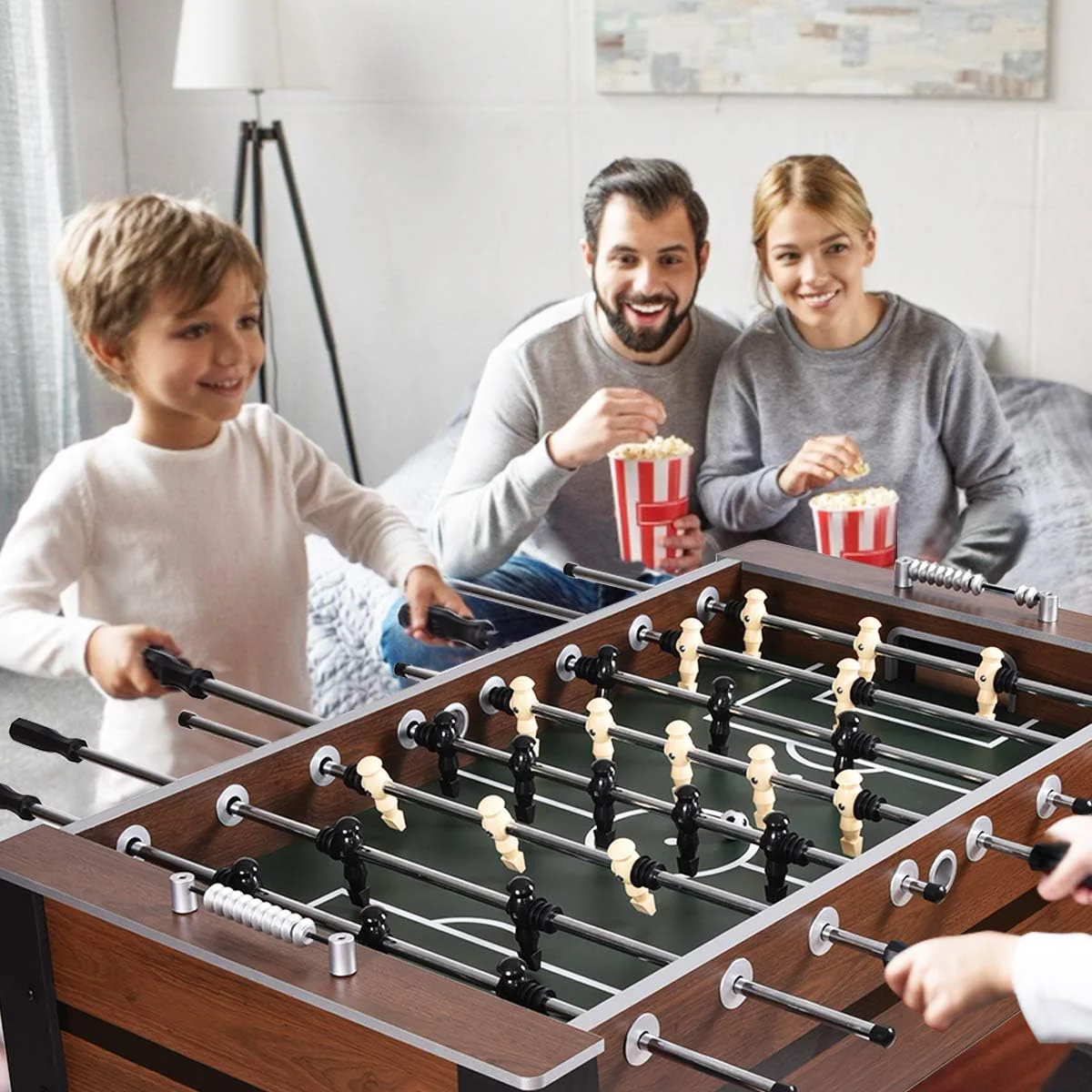 Goplus 54" Foosball Table for Adults, Full Sized Game Tables with 2 Balls - Image 9