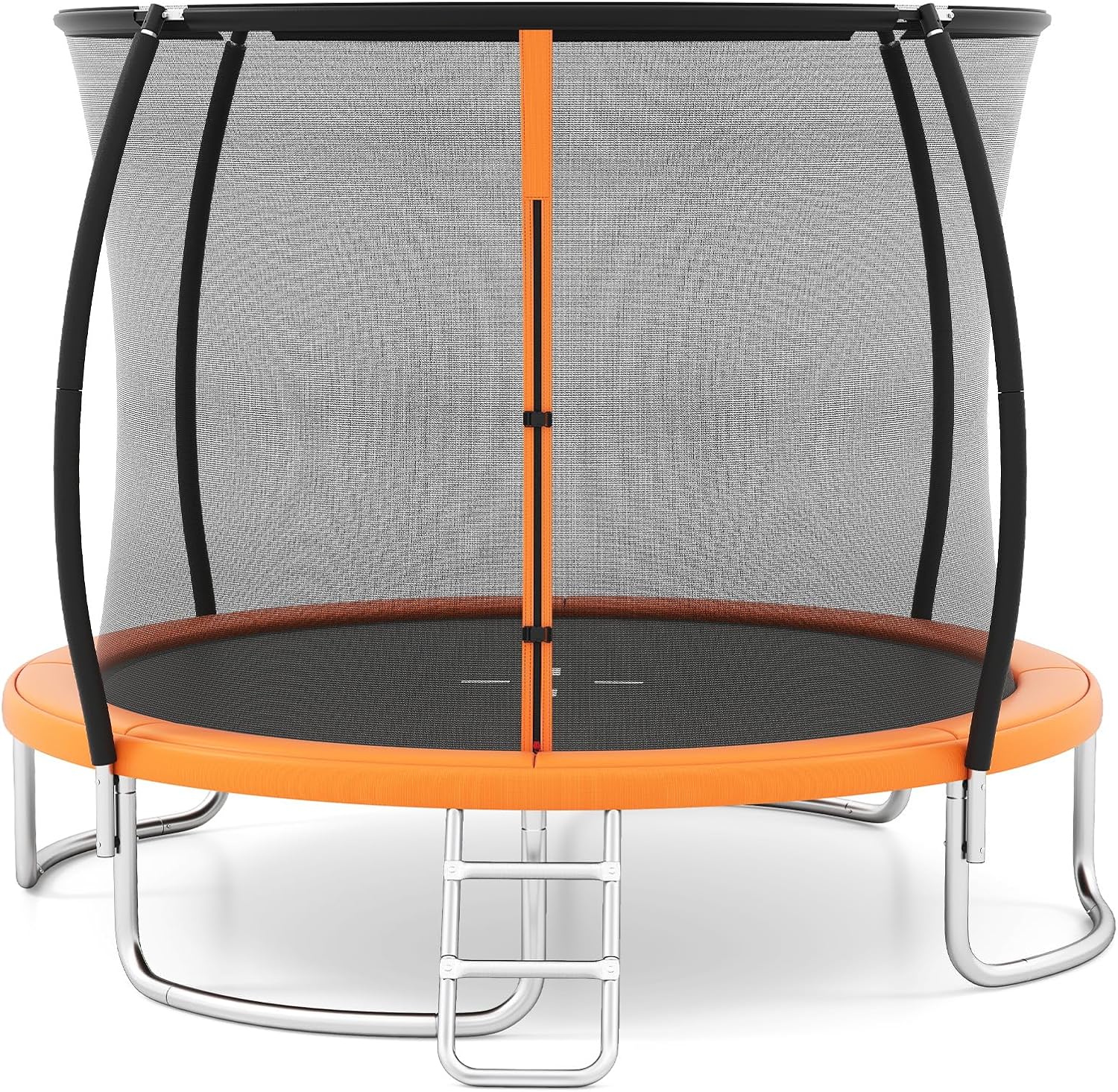 Goplus 8FT 10FT 12FT ASTM Approved Heavy-Duty Recreational Kids Trampoline w/Safety Enclosure Net - Image 11
