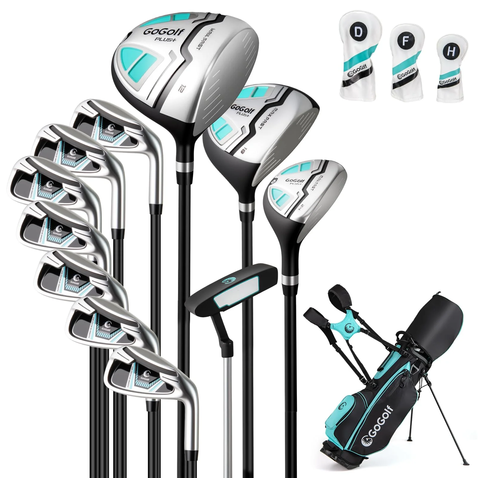 Goplus Complete Golf Club Set for Women | 12 Pieces Right Hand Ladies' Golf Clubs