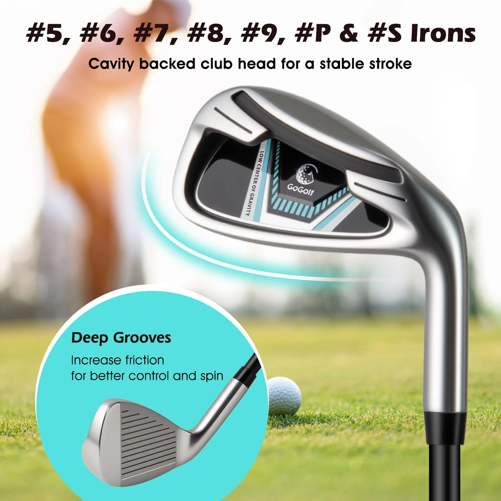 Goplus Complete Golf Club Set for Women | 12 Pieces Right Hand Ladies' Golf Clubs - Image 6