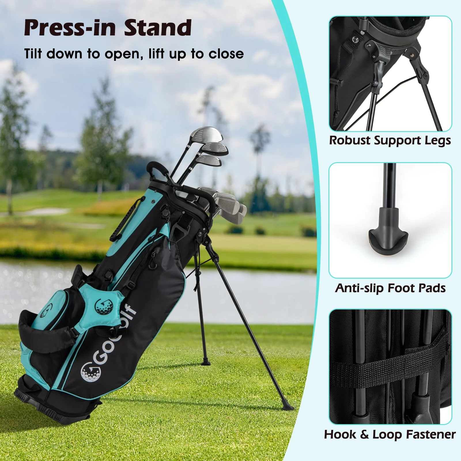 Goplus Complete Golf Club Set for Women | 12 Pieces Right Hand Ladies' Golf Clubs - Image 9