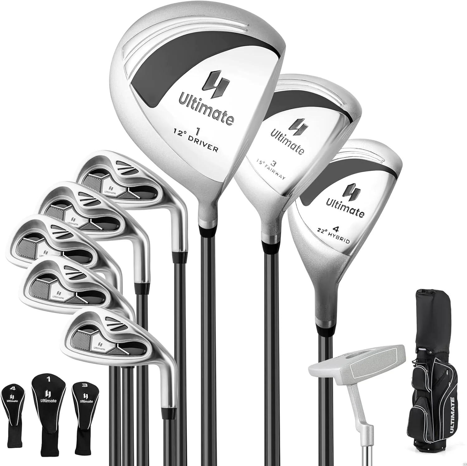 Goplus Complete Golf Club Set for Women, 9 Pieces Golf Clubs with Cart Bag - Image 10