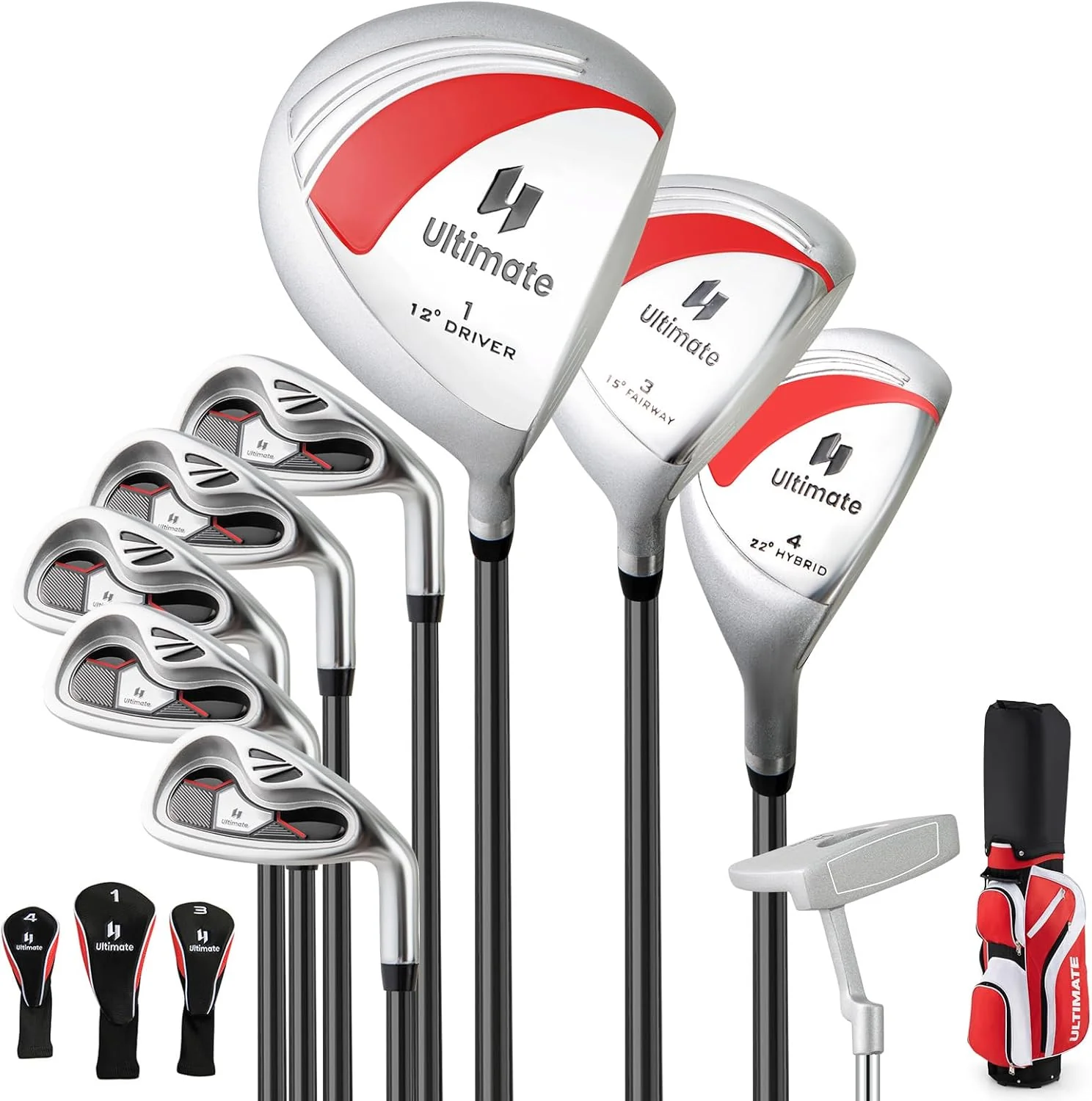 Goplus Complete Golf Club Set for Women, 9 Pieces Golf Clubs with Cart Bag - Image 11