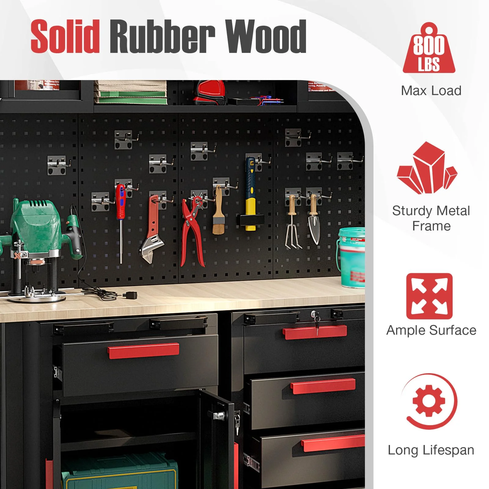 Goplus Garage Cabinets and Storage System - Image 9
