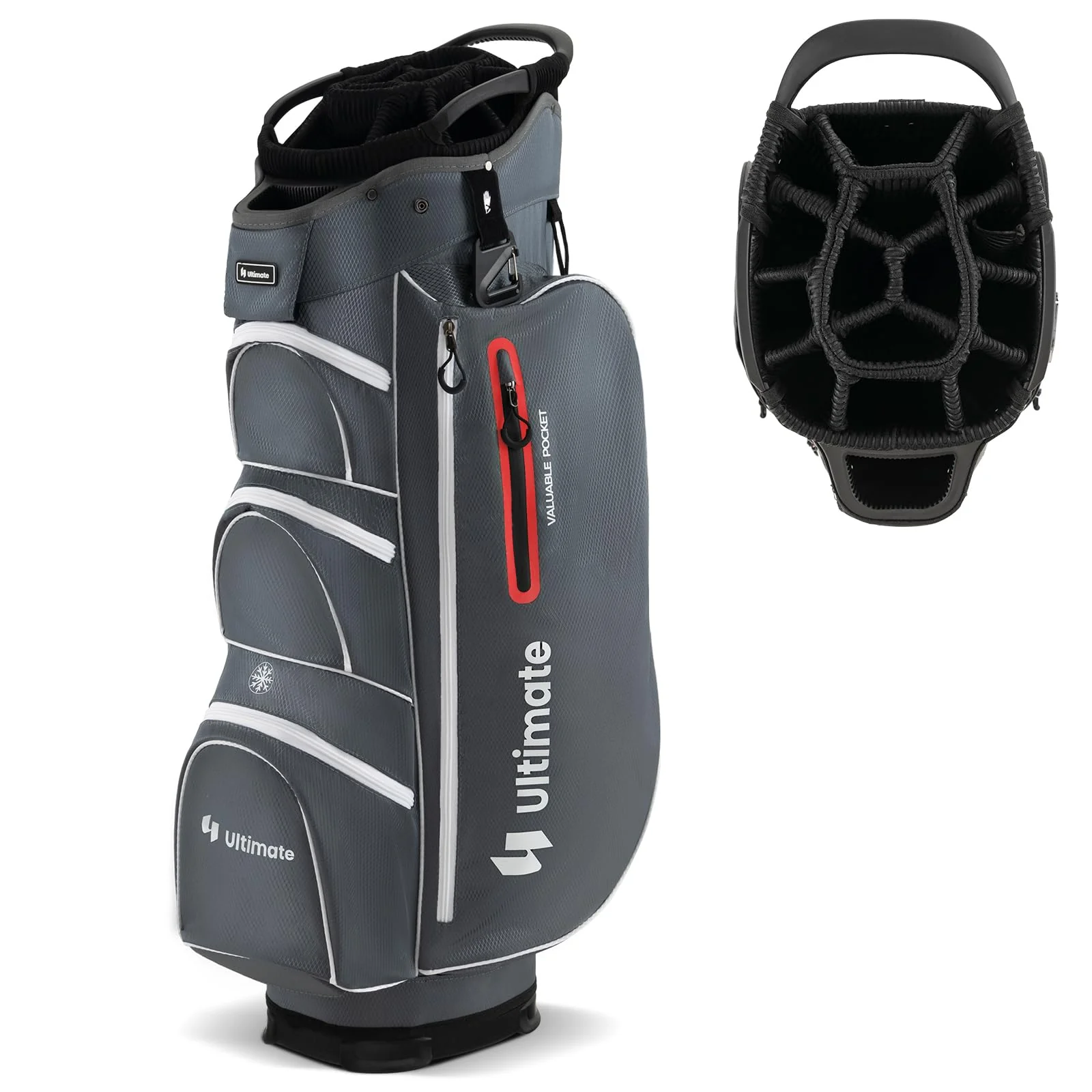 Goplus Golf Cart Bag with 15-Way Top Dividers - Image 10