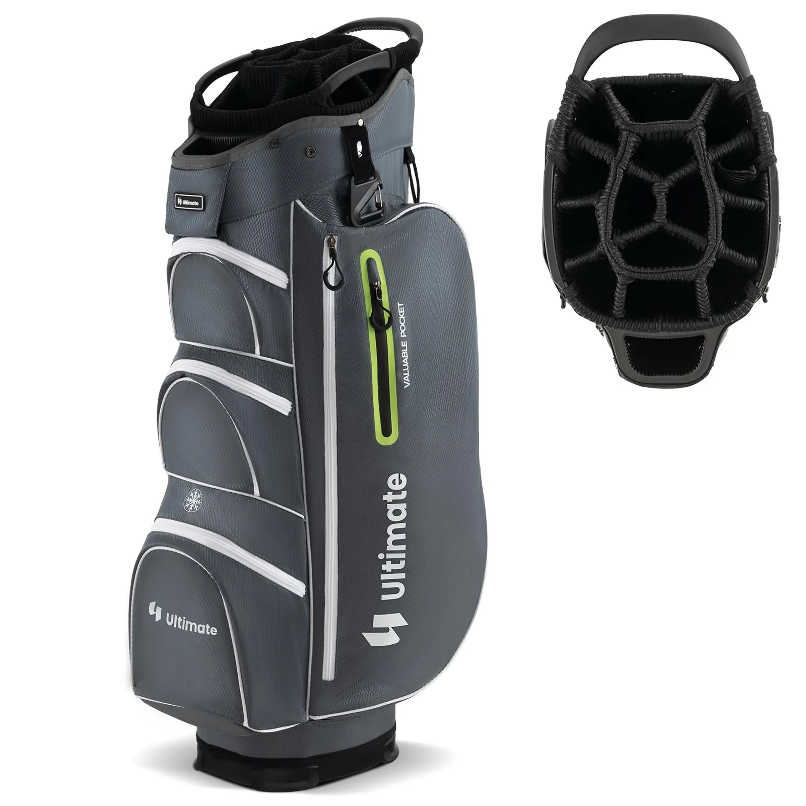 Goplus Golf Cart Bag with 15-Way Top Dividers - Image 9