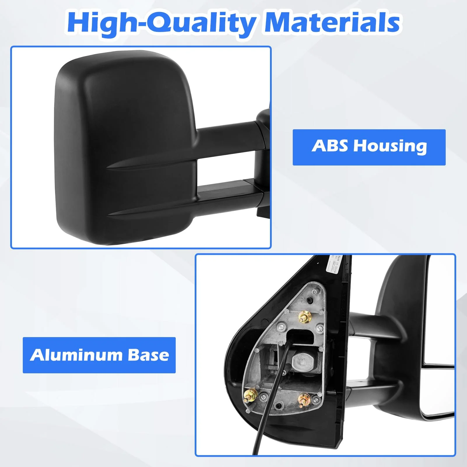 Goplus Heated Tow Mirrors for 2007-2012 Chevy Silverado GMC Sierra 1500/2500/3500 Yukon - Image 7