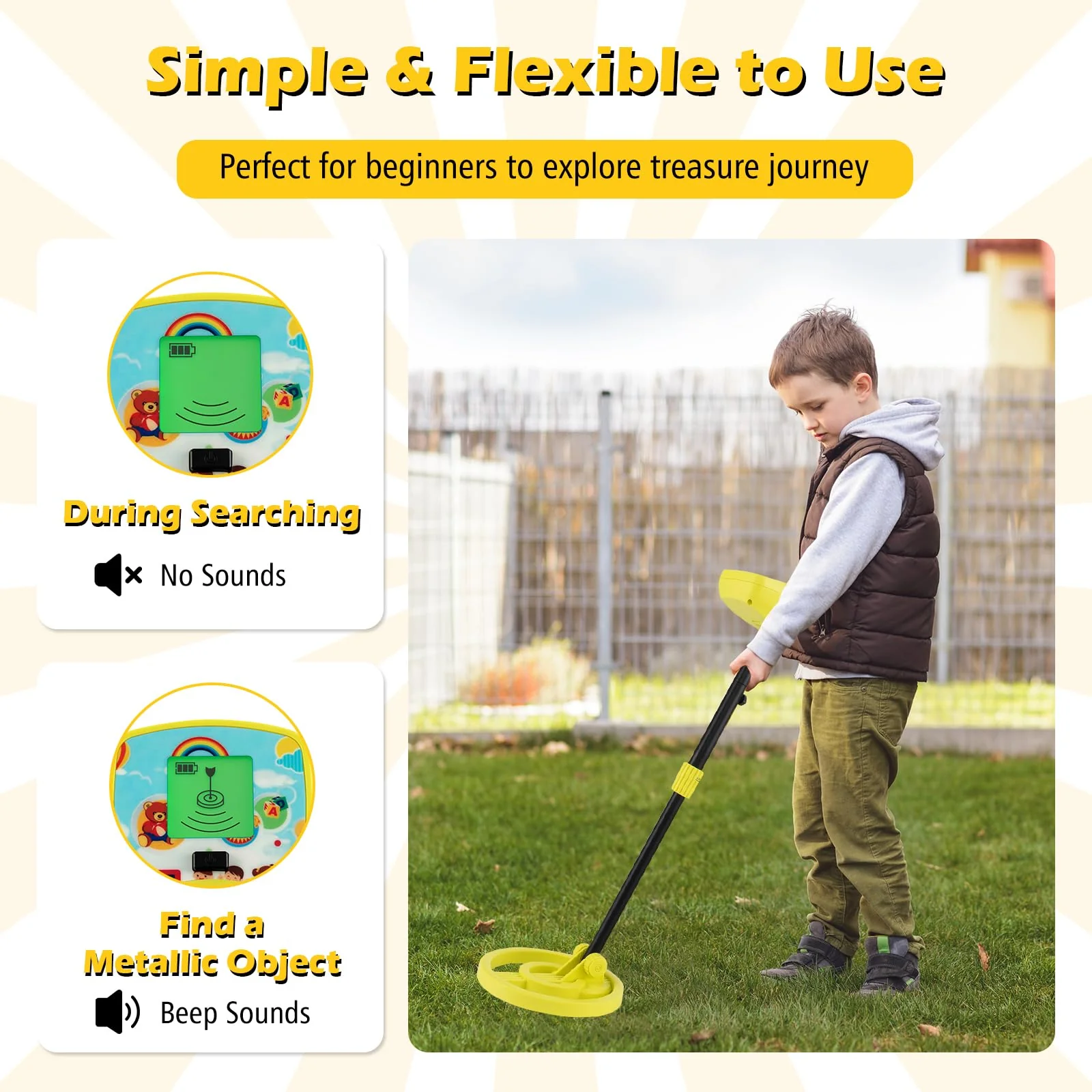 Goplus Metal Detector for Kids - Image 3