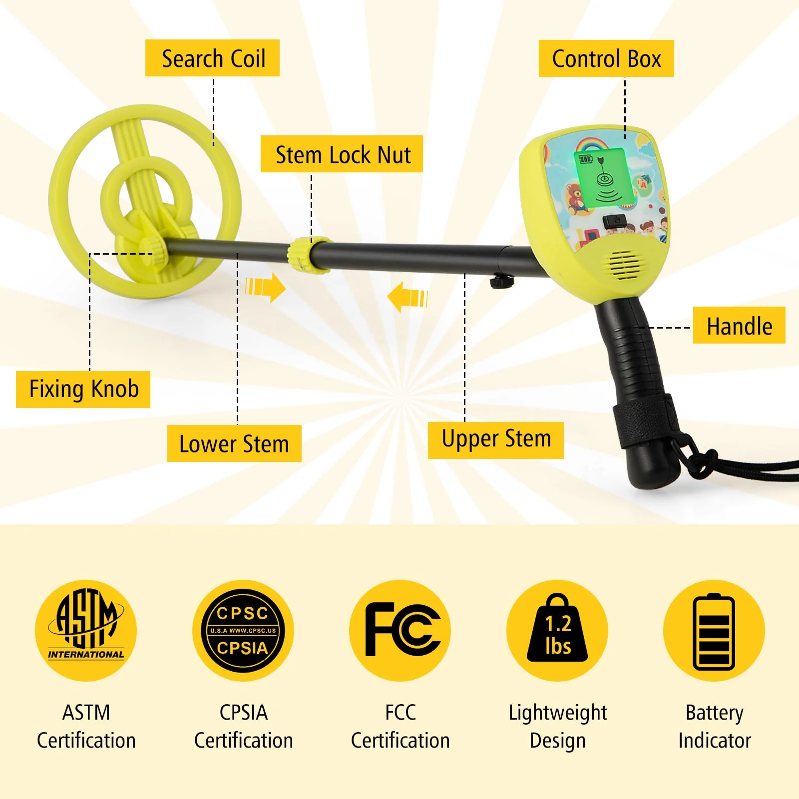 Goplus Metal Detector for Kids - Image 4