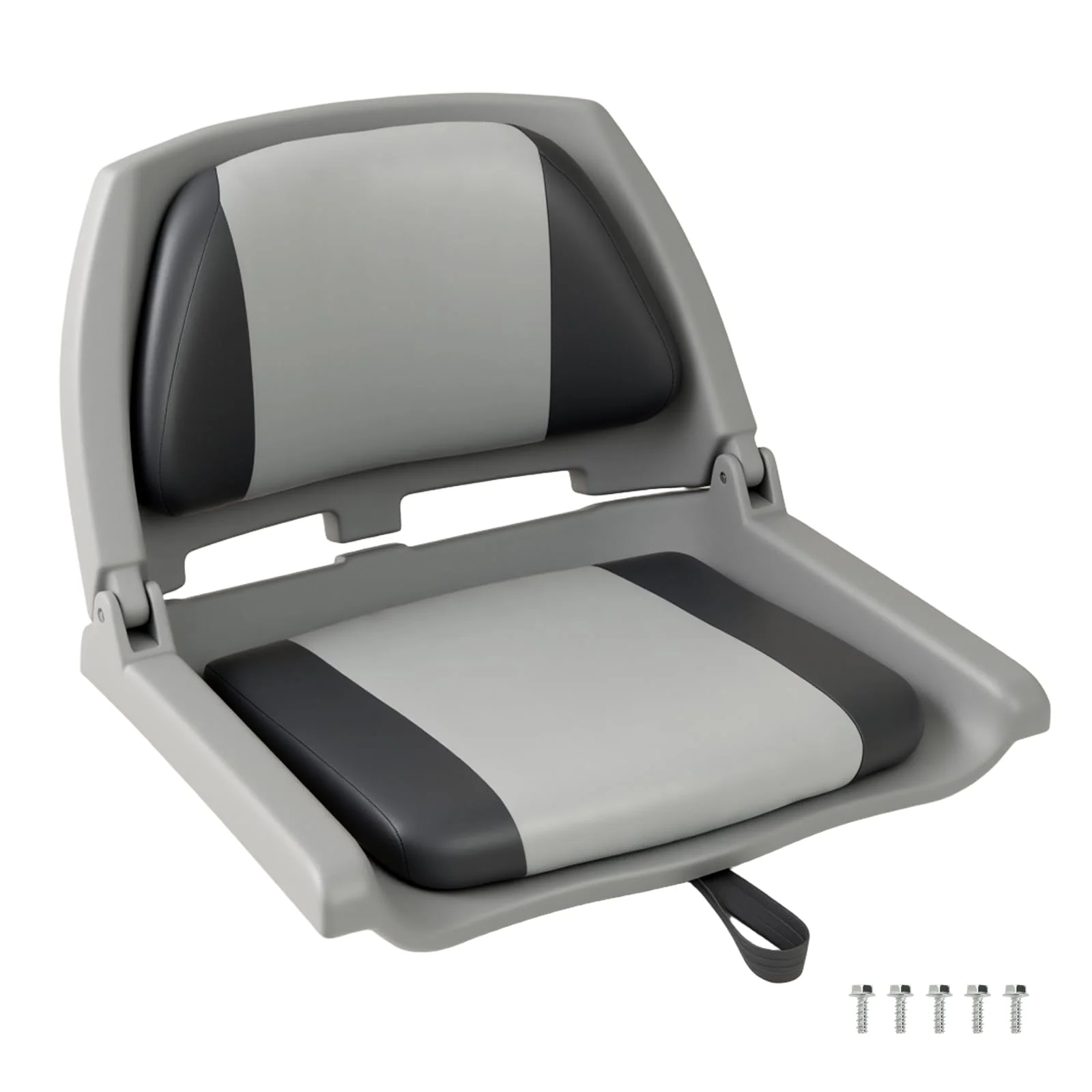 Goplus Molded Low Back Fishing Boat Chairs Marine-Grade PVC Cushion Pad - Image 12