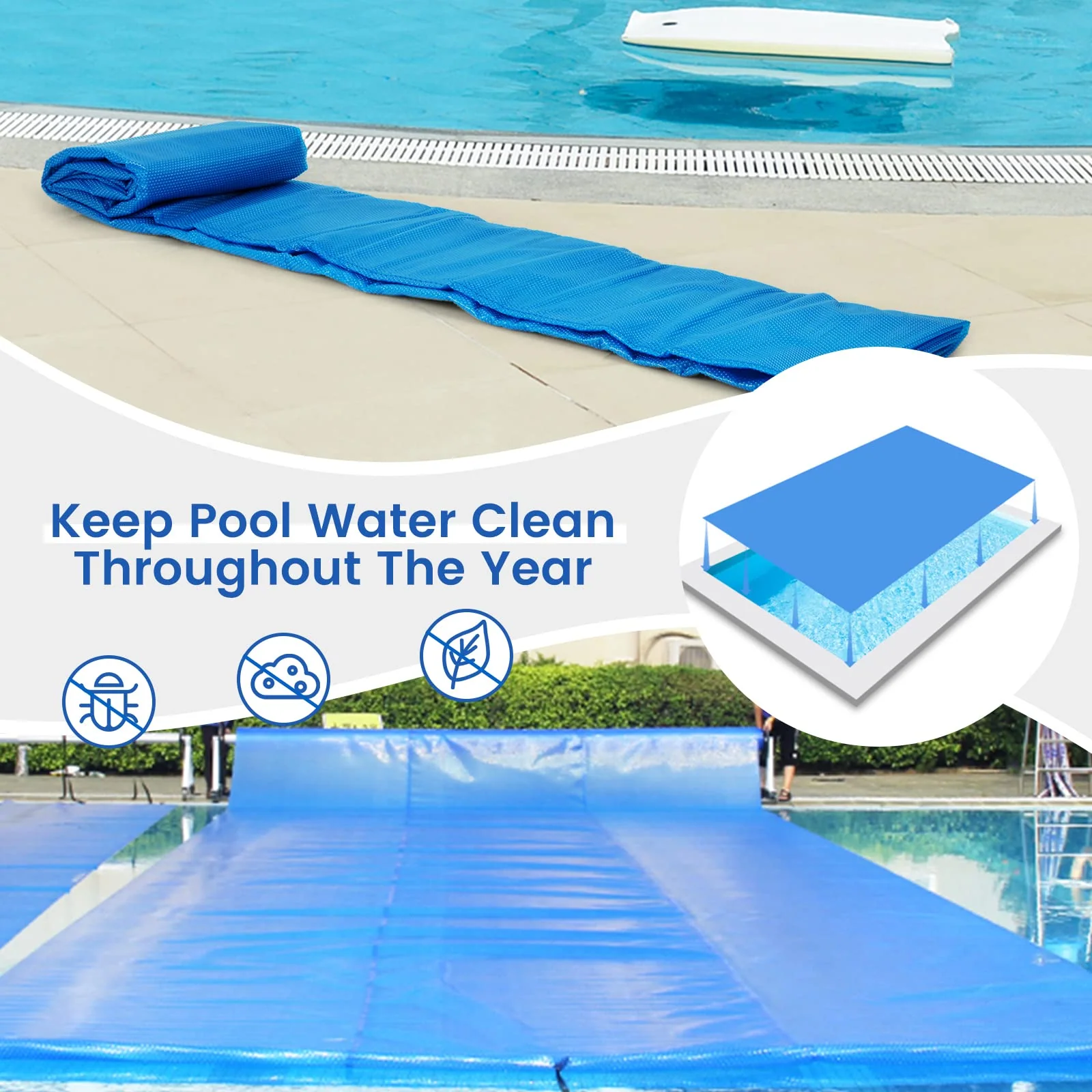 Goplus Pool Cover - Image 4