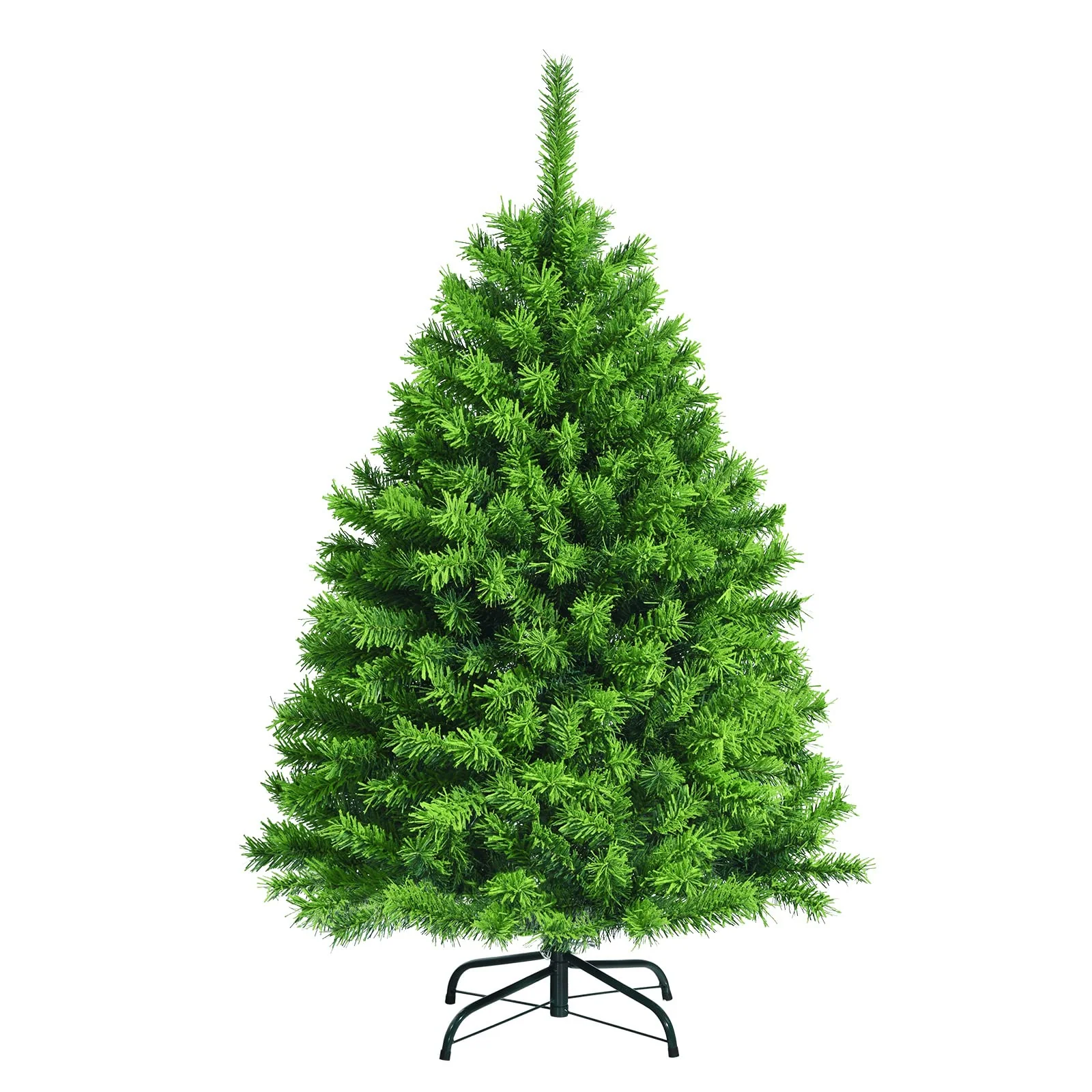 Goplus Snow Flocked Christmas Tree, Artificial Hinged Pine Tree - Image 10