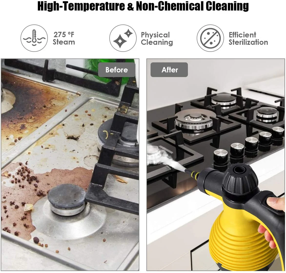 Handheld Pressurized Steam Cleaner - Image 2