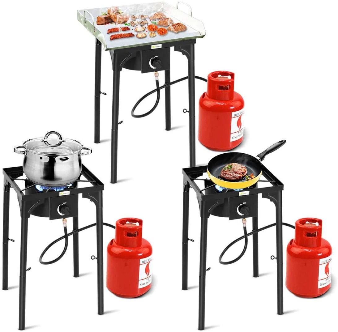 Outdoor 100000 BTU Camp Stove High Pressure Propane Gas Cooker - Image 9
