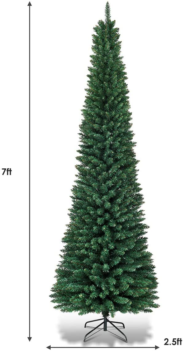 Pencil Christmas Tree, Artificial Slim Skinny Tree - Image 11