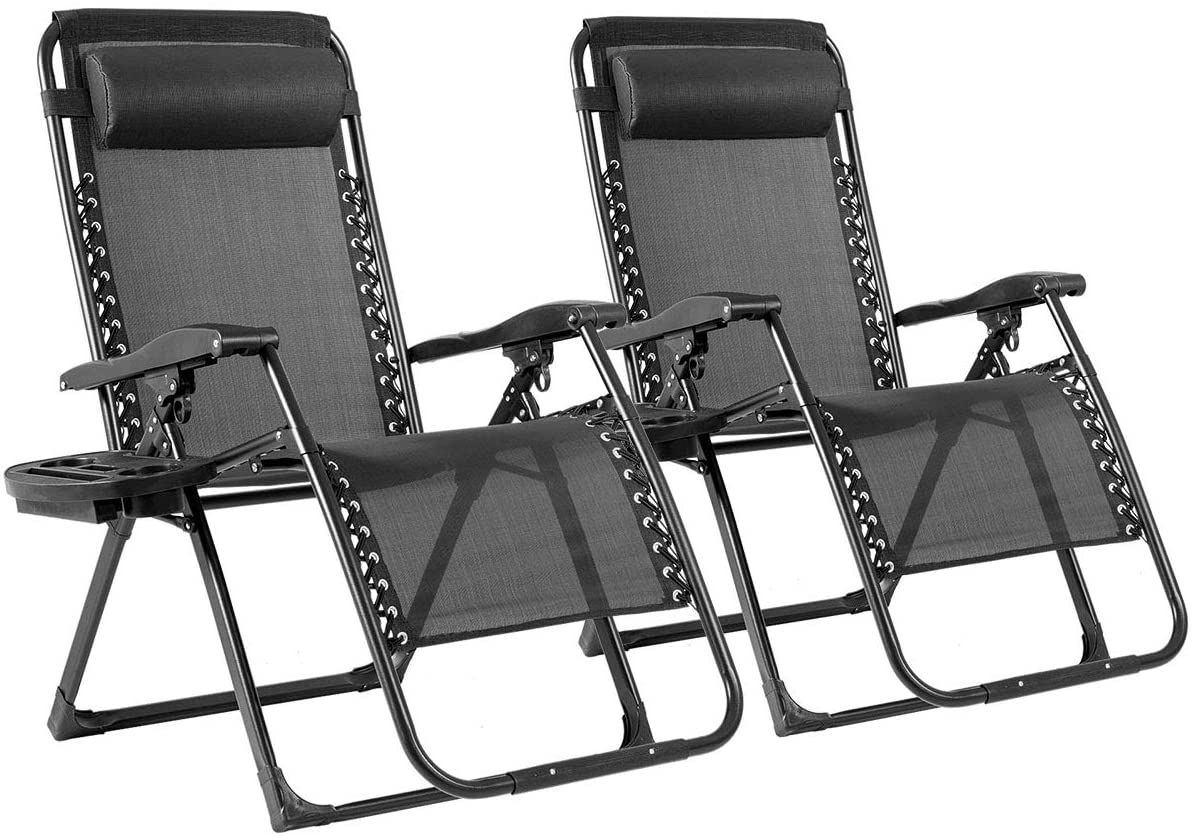 Zero Gravity Chair, 500-lb Capacity Oversized Recliner with Cup Holder - Image 20